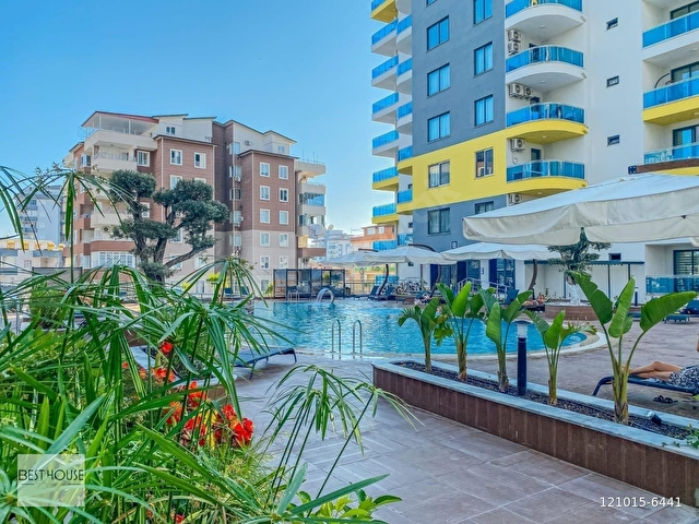 ALANYA/MAHMUTLAR FULL KOMPLEX 60M2 SATILIK 1+1 MUHTEŞEM RESİDANCE - Görsel 4