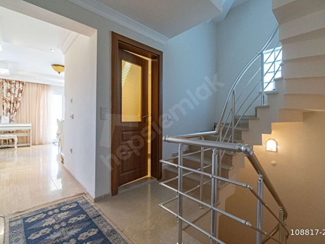 Antalya İncekumda Doğa Manzaralı Site İçerisinde satılık havuzlu Villa - Görsel 21