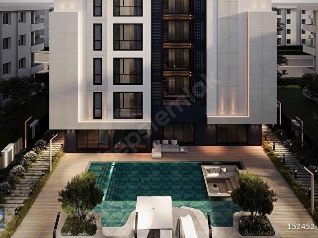 KUM MAHALLESİNDE DENİZ MANZARALI (250 MT) HAVUZLU SATILIK DAİRE - Görsel 21