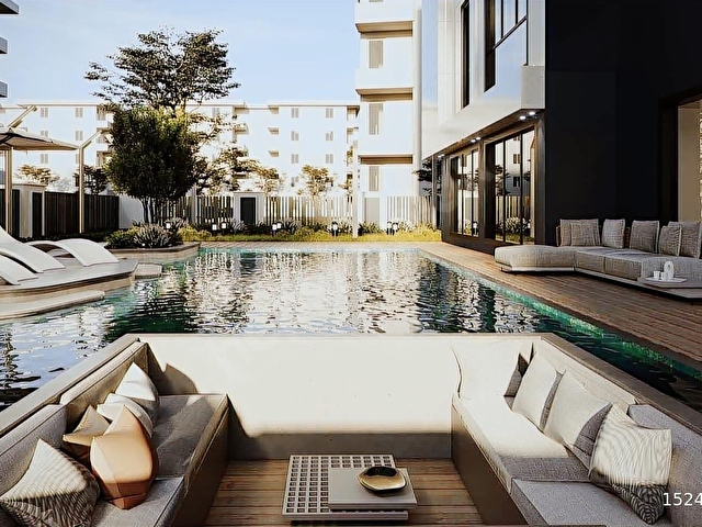 KUM MAHALLESİNDE DENİZ MANZARALI (250 MT) HAVUZLU SATILIK DAİRE - Görsel 13