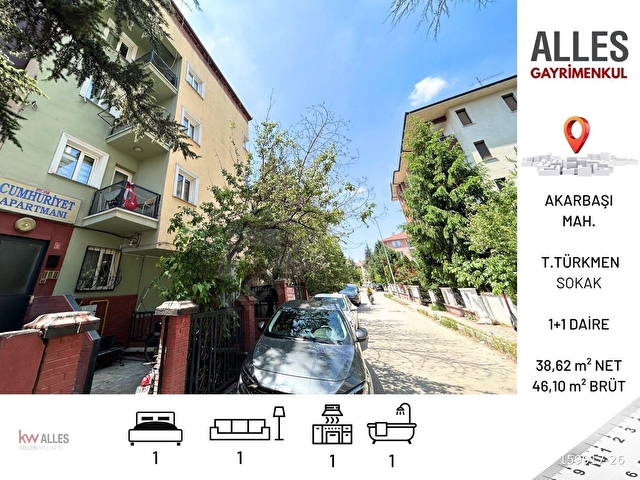 ALLESTEN ATATÜRK BULVARI ARKA SOKAĞINDA SATILIK 1+1 DAİRE - Görsel 2