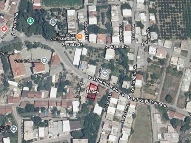CB BAŞROLDEN VAKIF MAHALLESİ VAKIF YOLU CEPHELİ SATILIK ARSA - Görsel 10