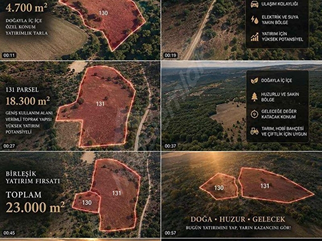 Yatırımlık Arsa Fırsatı-Çanakkale Ezine-Hızlı Kazanç Eşsiz Konum