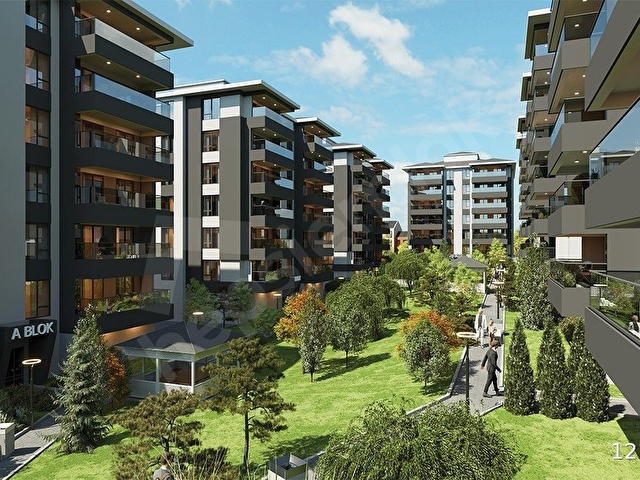 YİĞİTPARK MERCAN SATILIK LÜKS 2+1 DAİRE - Görsel 2