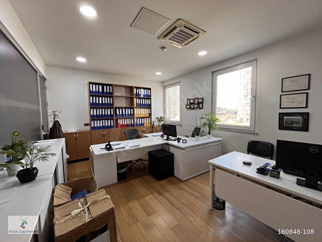 İSKANLI BİNADA OFİS BÖLÜMLERİ HAZIR YAPILI KİRALIK 1100m2 - Görsel 8