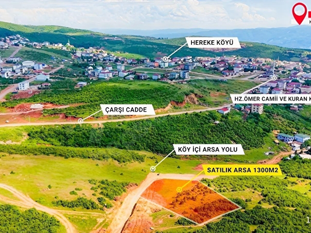 KOCAELİ KÖRFEZDE DENİZ MANZARALI İMARLI SATILIK 1300 m² ARSA - Görsel 2