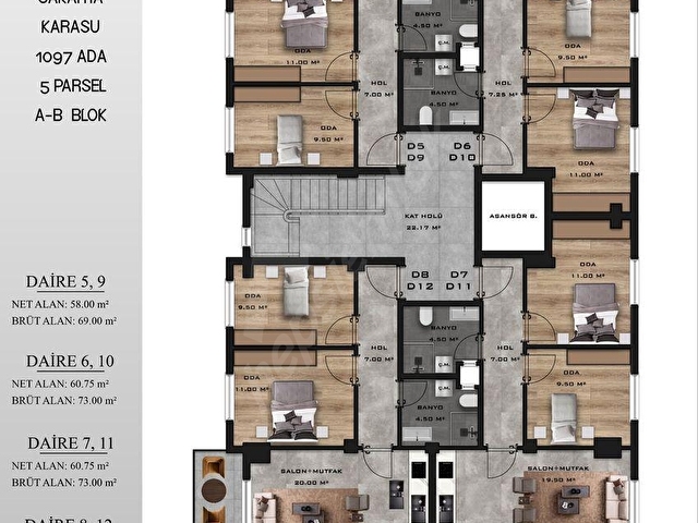 ARSLAN İNŞAAT 900 BİN TL PEŞİNAT 36 AY VADE HAVUZLU BİTMİŞ DAİRE - Görsel 9
