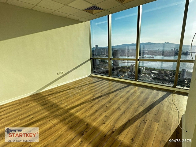 Folkart A Kulede Deniz Manzaralı KDV DAHİL 36.Kat Kiralık Ofis - Görsel 10