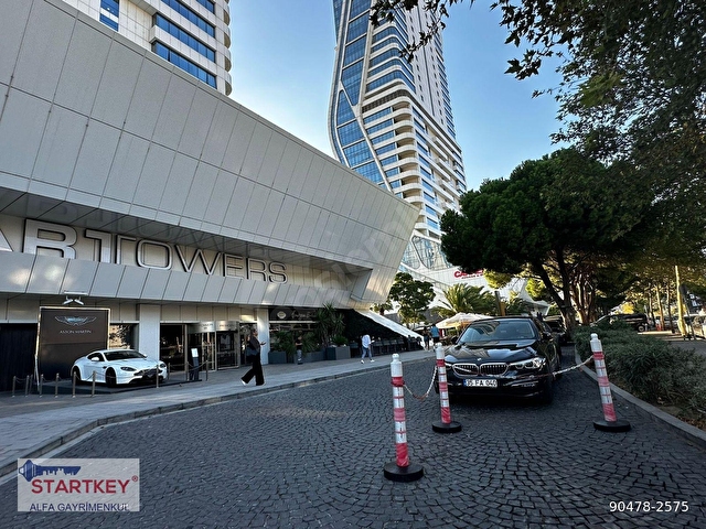 Folkart A Kulede Deniz Manzaralı KDV DAHİL 36.Kat Kiralık Ofis - Görsel 18