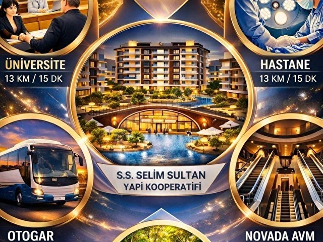 ASYA EMLAKTAN SELÇUKLU ASELSAN ARKASI SATILIK LÜKS KOOP. HİSSESİ - Görsel 8