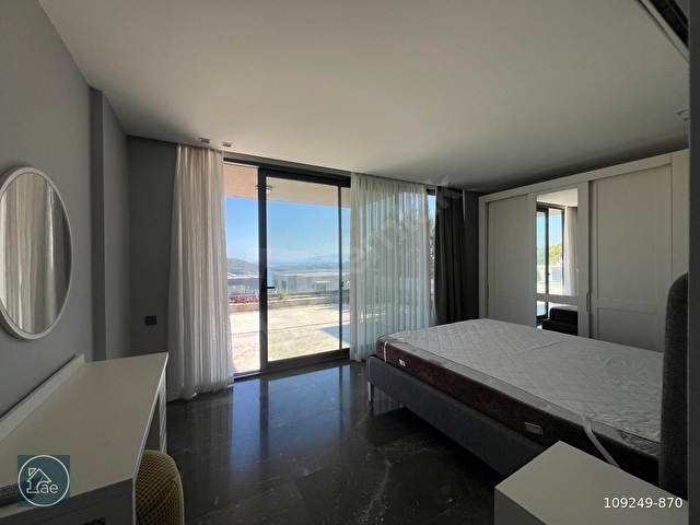 Bodrum Bitezde Panoramik Manzaralı Yeni Site Bahçe Katı Daire - Görsel 9