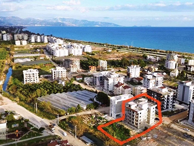 KUM MAHALLESİNDE DENİZE 300 M SATILIK LÜKS 1+1 DAİRE - Görsel 2