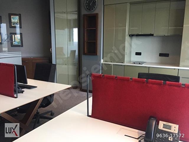 Nurol Tower Satış Kiralama Ofisinden Mobilyalı 1+1 Dekorasyonlu Ofis / LUX - Görsel 11
