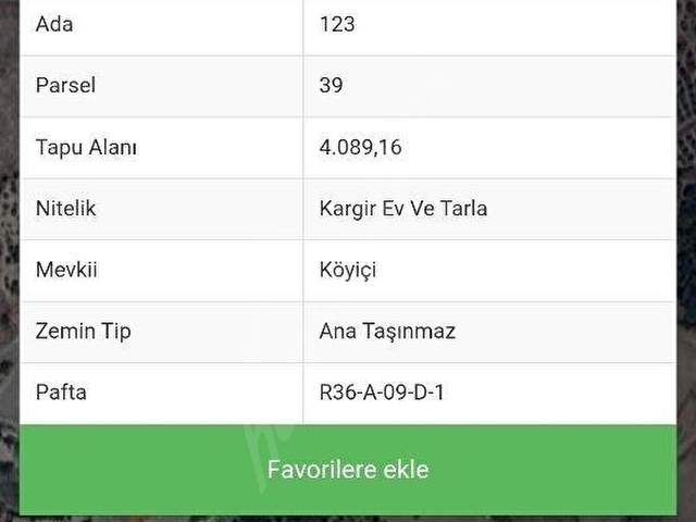 GÖRENTAŞTA YOLA SIFIR 4 DÖNÜM KARGİR EV VE TARLA - Görsel 9