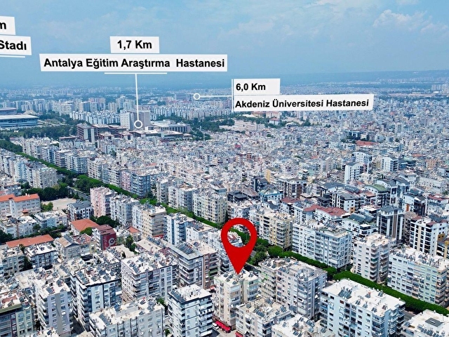 ANTALYA MURATPAŞA VARLIK (BAHÇELİEVLER MEVKİİ) KİRALIK DAİRE 3+1 - Görsel 28