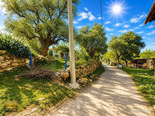 Bodrum Yakını Söğütçükte Satılık Köy Evi + 1 Dönüm İmarlı Arsa - Görsel 3