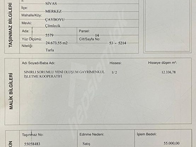 İmara Yakın Satılık Tarla - Görsel 3