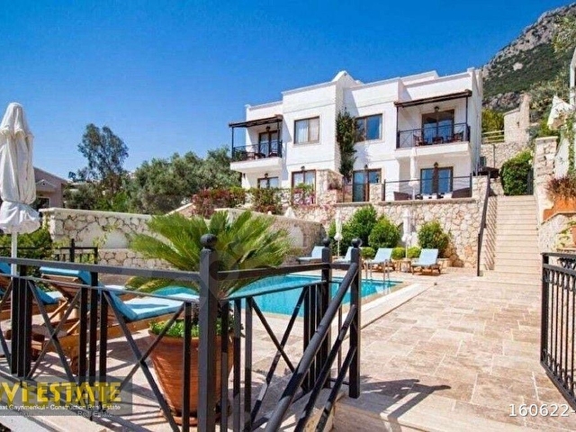 Kalkan kızıltaş mevkinde satılık özel havuzlu 3 odalı Villa - Görsel 8