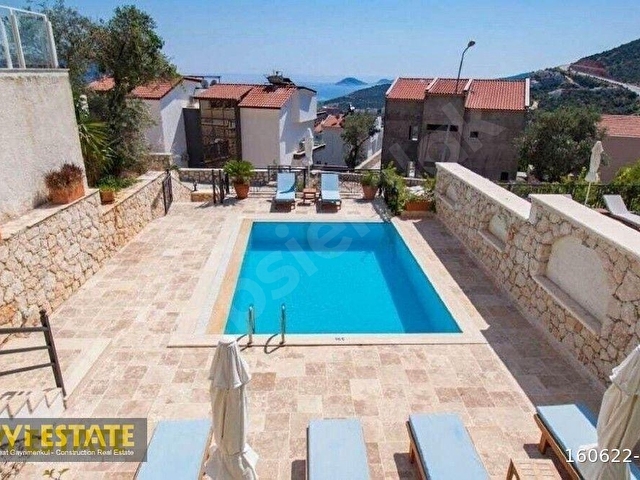 Kalkan kızıltaş mevkinde satılık özel havuzlu 3 odalı Villa - Görsel 3