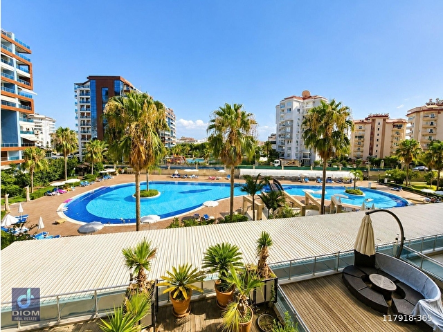 CİKCİLLİDE PANORAMİK DENİZ MANZARALI LÜKS SİTEDE FULL EŞYALI 2+1 DAİRE - Görsel 30