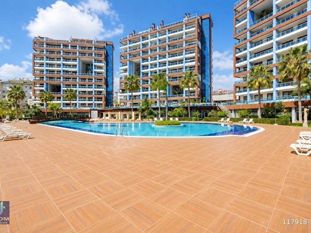 CİKCİLLİDE PANORAMİK DENİZ MANZARALI LÜKS SİTEDE FULL EŞYALI 2+1 DAİRE - Görsel 28