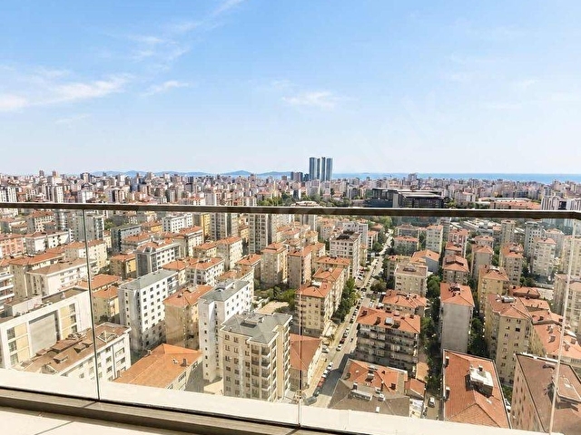FULL DENİZ MANZARALI.. NET 100 M² 19. KAT KİRALIK 3+1 - Görsel 16
