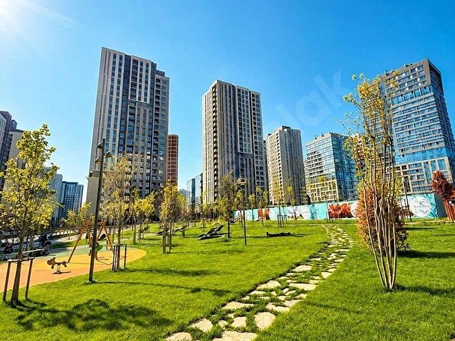 FULL DENİZ MANZARALI.. NET 100 M² 19. KAT KİRALIK 3+1 - Görsel 2