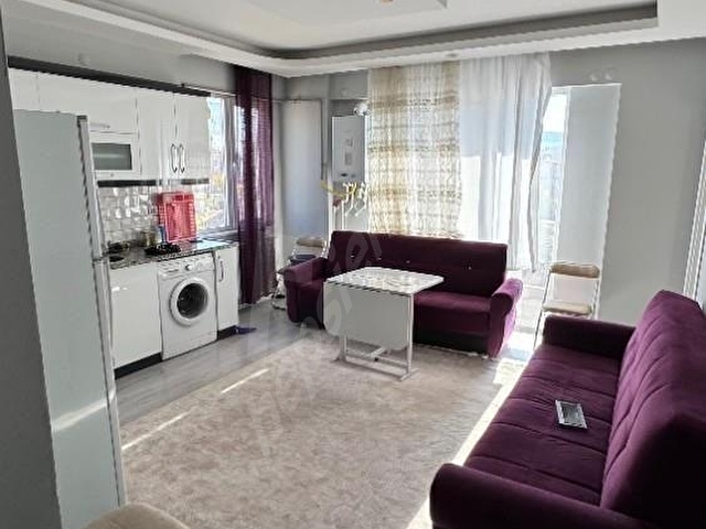 ÖMER MAVİ ORTAOKULUNA YAKIN 1+1 EŞYALI KİRALIK DAİRE