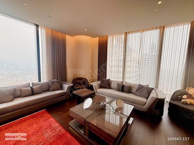 Emaar Addresste Deniz ve Şehir Manzaralı Eşyalı 3.5+1 Kiralık - Görsel 6
