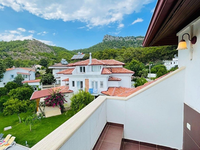 KEMER KİRİŞTE SATILIK TRİPLEKS VİLLA.УСЛУГИ НА РУССКОМ! - Görsel 6