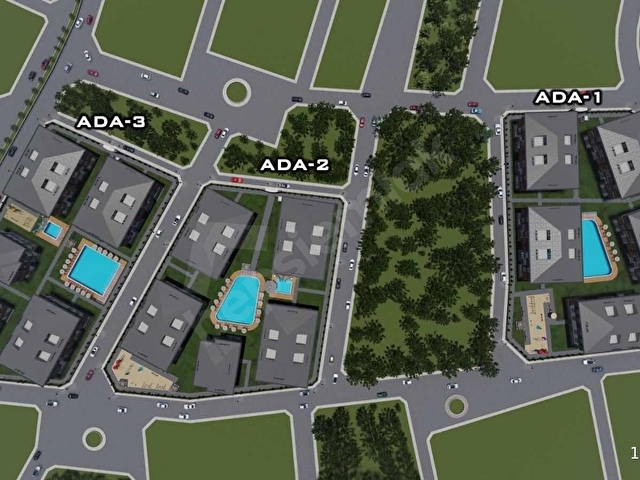 OVA KENT 2 SİTESİNDE HAVUZ MANZARALI BAHÇELİ 2+1 SATILIK DAİRE - Görsel 20