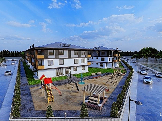 OVA KENT 2 SİTESİNDE HAVUZ MANZARALI BAHÇELİ 2+1 SATILIK DAİRE - Görsel 17
