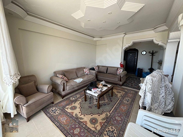 Full Deniz Manzaralı 2+1 Eşyalı Uzun Dönem Kiralık Daire Mahmutlar Alanya Antalya