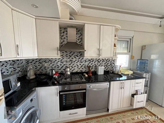 Full Deniz Manzaralı 2+1 Eşyalı Uzun Dönem Kiralık Daire Mahmutlar Alanya Antalya - Görsel 4