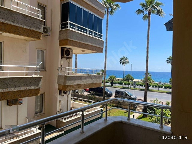 Full Deniz Manzaralı 2+1 Eşyalı Uzun Dönem Kiralık Daire Mahmutlar Alanya Antalya - Görsel 11