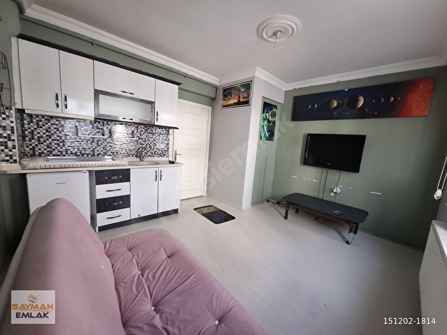 SAYMANDAN MERKEZDE EŞYALI 1+1 KİRALIK DAİRE - Görsel 3