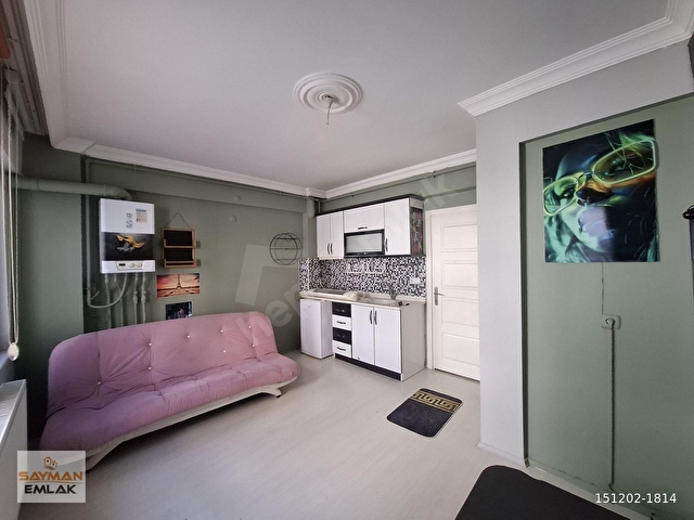 SAYMANDAN MERKEZDE EŞYALI 1+1 KİRALIK DAİRE