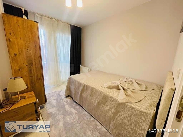 MENEMEN SEYREK HAVUZLU SİTEDE FULL EŞYALI 1+1 SATILIK DAİRE - Görsel 7