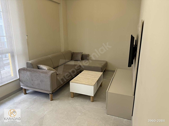 YAŞAMKENTTE HERŞEY DAHİL LÜKS EŞYALI 1+1 KİRALIK DAİRE - Görsel 7