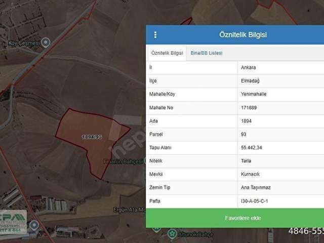 ANKARA ELMADAĞ YENİMAHALLEDE YATIRIMLIK 55.442 m² TEK TAPU ARAZİ - Görsel 14