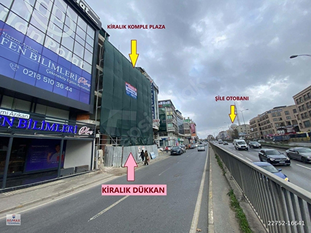 REMAX M ÇABUK ÇEKMEKÖY MADENLER MEVKİİNDE ŞİLE OTOBANI CEPHELİ KİRALIK 260M2 DEPOLU DÜKKAN - Görsel 4