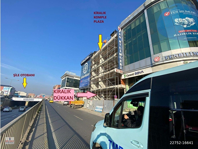 REMAX M ÇABUK ÇEKMEKÖY MADENLER MEVKİİNDE ŞİLE OTOBANI CEPHELİ KİRALIK 260M2 DEPOLU DÜKKAN - Görsel 3