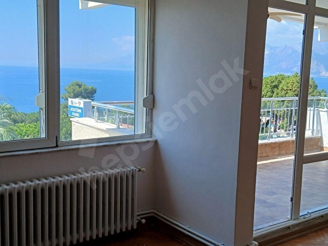 KONYAALTI CADDESİNDE FUL DENİZ MANZARALI 200M2 4+1 KİRALIK DAİRE (TADİLATI BOYA BADANASI YAPILDI) - Görsel 9