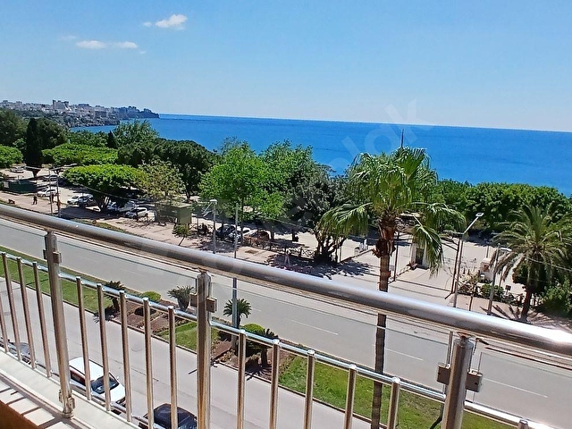 KONYAALTI CADDESİNDE FUL DENİZ MANZARALI 200M2 4+1 KİRALIK DAİRE (TADİLATI BOYA BADANASI YAPILDI)