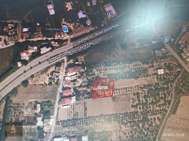 nardüzü sanayisinde satılık sanayi imarlı 2050 m2 arsa