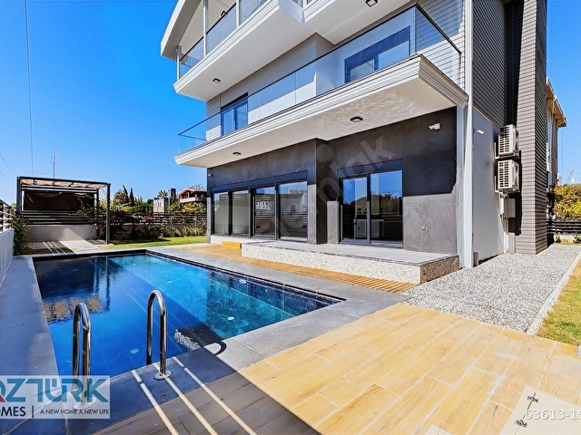 Manavgat Sidede Müstakil Havuzlu 4+1 Satılık Villa