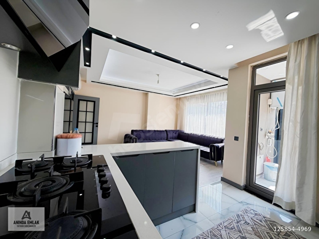 ANTALYA KEPEZDE KİRALIK EŞYALI 2+1 LÜKS KONSEPT DAİRE - Görsel 3