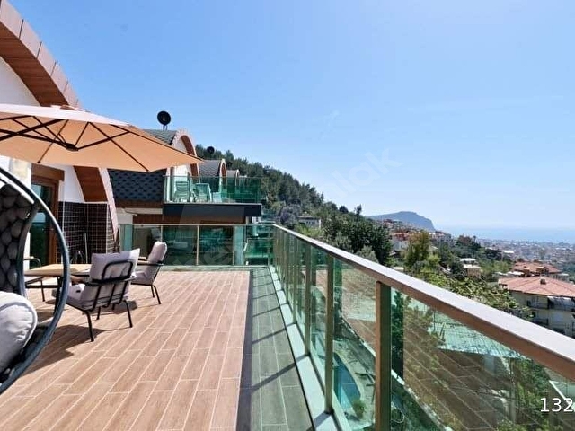 ALANYA BEKTAŞTA SİTE İÇERİSİNDE PRESTİJLİ MÜSTAKİL VİLLA - Görsel 22