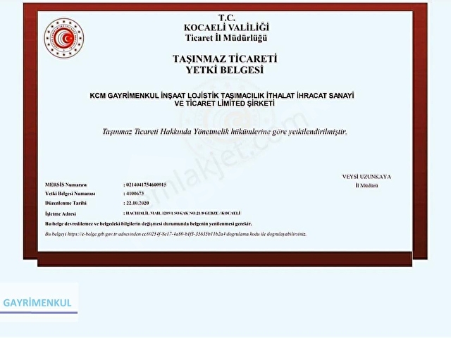 KOCAELİ GEBZE DURAKLI DA YOLU OLAN KÖY MERKEZİNDE SATILIK TARLA - Görsel 3