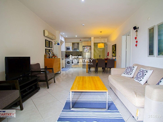 KUŞADASI GOLF RESORTTA DENİZ MANZARALI EŞYALI SATILIK 2+1 DAİRE - Görsel 9